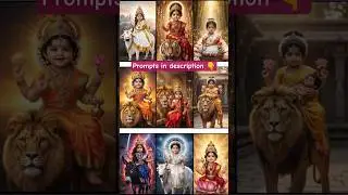 ✨ New Trending AI Navratri Baby Photo Edits 🌸 | Google Gemini AI Viral Editing #ai #shorts