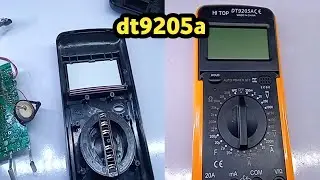 ترتيب ريش اكرة جهاز الافوميتر  DT9205A