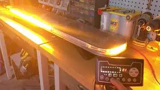 Torreta SKP Interxeptor de 144 leds con 432W Ambar 45in/114cm --- www.skp.mx ---