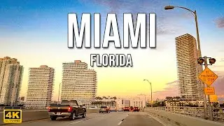 Miami Scenic Drive [4K] | Florida