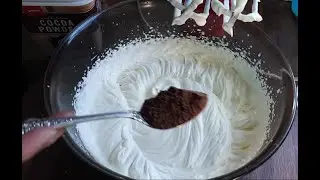 Chocolate Whipped Cream Frosting