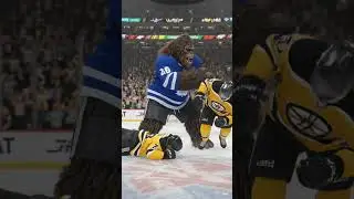 Toronto Maple leafs player KO'S two Boston bruins players