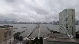 New York, New York - Tropical Storm Fay Arrives at New York City Time Lapse (2020)