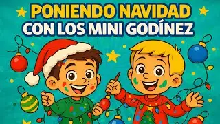 ⭐️ Navidad con los Mini Godínez 🎄 | Poniendo el Árbol y la Villa por Primera Vez | Capítulo 6