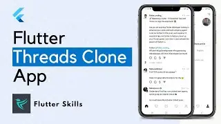 Flutter Threads Clone App - Flutter UI Design