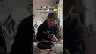 Lyric Prank On My Boyfriend *GONE COMPLETELY WRONG*😳😈😂 #prank #lyricprank