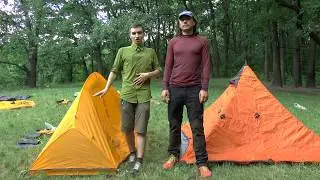 Легкие палатки Naturehike Cycling I 20D и PYRAMID I 20D SILICONE