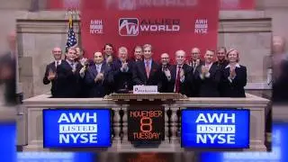 8 November 2011 Allied World Assurance Company rings the NYSE Opening Bell