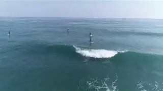 【ドローン空撮】2019.3.2 潮見Grow 前（Naish  SUP FOIL DEMO）