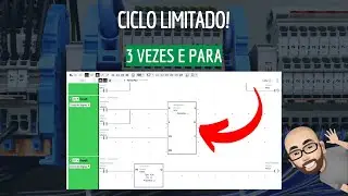MOTOR DE 2 VELOCIDADES EM CICLO AUTOMÁTICO | BAIXA - ALTA - PAUSA (LADDER PASSO A PASSO)