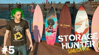 КОРОТКИЙ ПЛЯЖНЫЙ ОТДЫХ Прохождение Storage Hunter Simulator на русском языке #5