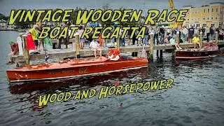 New Hampshire Boat Museums 2025 Vintage Wooden Race Boat Regatta on Lake Winnipesaukee  