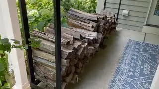 Review of Woodhaven 8 Foot 1/2 Cord Firewood Log Rack