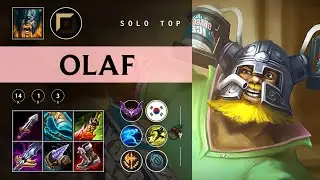Olaf Top vs K'Sante - KR Master Patch 25.23