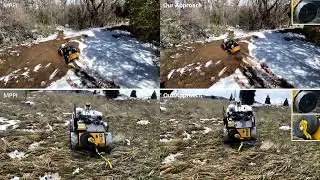 Self-reflective terrain-aware robot adaptation for consistent off-road ground navigation