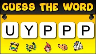 Scrambled Word Game #12 | 5 Letter words | Jumbled Words | Facts & Fun with Tez