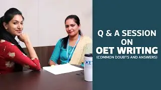 Q and A session on OET Writing | Common doubts & answers | OET Coaching Kochi, Kozhikode,Mangalore