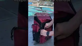 The arena One Go Backpack is built for swimmers 💧