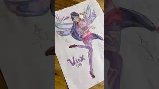 🎶💜Musa from winx club💜🎶#winxclub #musa #fanart #drawing #art #winxmusa #faries