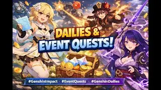 Chill Genshin Impact Grind🌟Doing Dailies & Event Quests! #GenshinStream #AnimeGames