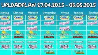 Uploadplan [27.04.-03.05.2015]