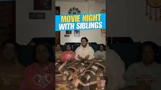 Movie Night With Siblings 😭🙏🏻 #funny #shorts