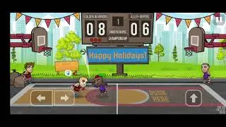 me playing basketball battle