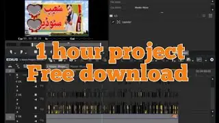 edius 1 Hours New 2024 Project || Free Downlod|| Cut to Cut Cienametic Project || Free Downlod