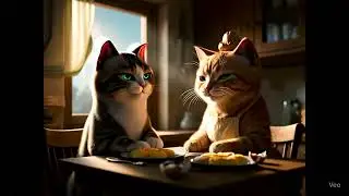 Cat Chef&rsquo;s Love Omelet 🍳 | Realistic AI Cooking Story #shorts #shortsfeed #shortsvideo