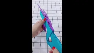 Paper gun origami tutorial step by step toy gun course