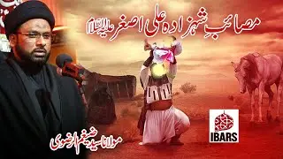 Shab e Ashura | Masaib Babul Hawaij Hazrat Ali Asghar a.s | Maulana Syed Zaigham Rizvi