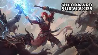 Fiz a BUILD MAIS FORTE desse ROGUELIKE Survivor!! | Go Forward Survivors