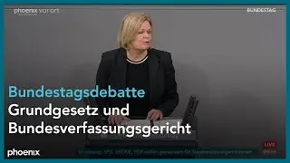 Bundestagsdebatte zur Änderung des Grundgesetzes und des Bundesverfassungsgerichts am 19.12.24