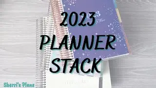 MY 2023 PLANNER STACK | ERIN CONDREN PLANNERS | MAKSELIFE GOAL PLANNER