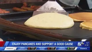 Enjoy pancakes and support a good cause