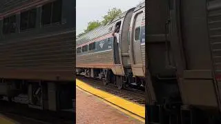 Friendly Amtrak Conductor! #Shorts #Trains