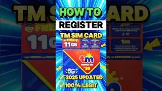 How to register tm sim card  #tm #tmsimcard #tmsim #sim #simcard #simcardregistration