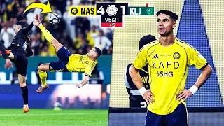 RONALDO INSCRIT UN BUT INCROYABLE EN RETOURN&Eacute; ACROBATIQUE... AL-NASSR 4-1 AL-KHALEEJ !