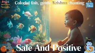 For Child | Fish Aquarium 🐠 | Shree Krishna | Underwater View | Stress Relief | Devine | Devotion 
