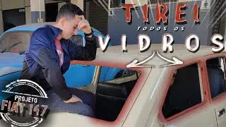 TIVE QUE PEDIR AJUDA PARA RETIRAR O PARA-BRISA▸DESMONTAMOS TODOS OS VIDROS DO 147