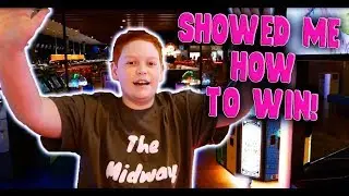The Midway Maniac Shows Me How To Get Arcade Jackpots At Main Event! ArcadeJackpotPro