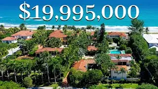 Touring a $19,995,000 Oceanfront Florida MEGA MANSION