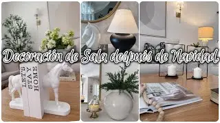 DECORACIÓN de mi SALA después de Navidad .
