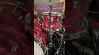 ‼️🤘🏻🔥 Ma batterie Ludwig Classic Oak pour mes enregistrements audios et vid&eacute;os 🥁💥‼️
