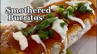 How to Make Smothered Vegan Rice & Bean Burritos | ASMR No Talking