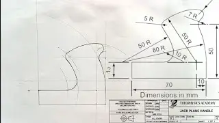 TANGENCY PROBLEM | JACK PLANE HANDLE 