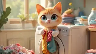 Moto Cat & Little Duckling | Cute Bike Adventure | Kids Moral Story. #youtubevedio 