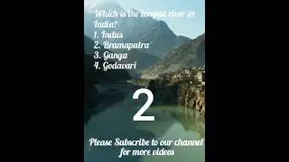 Which is the longest river in India?
