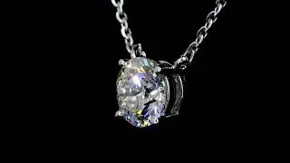 2.01 Ct Round Diamond pendant #diamonds #labcreateddiamond #pendant