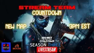 🔴 STREAM TEAM - COLD WAR: NEW MAP COUNTDOWN LIVE EVENT | SEASON 3 | ROAD TO 550 SUBS